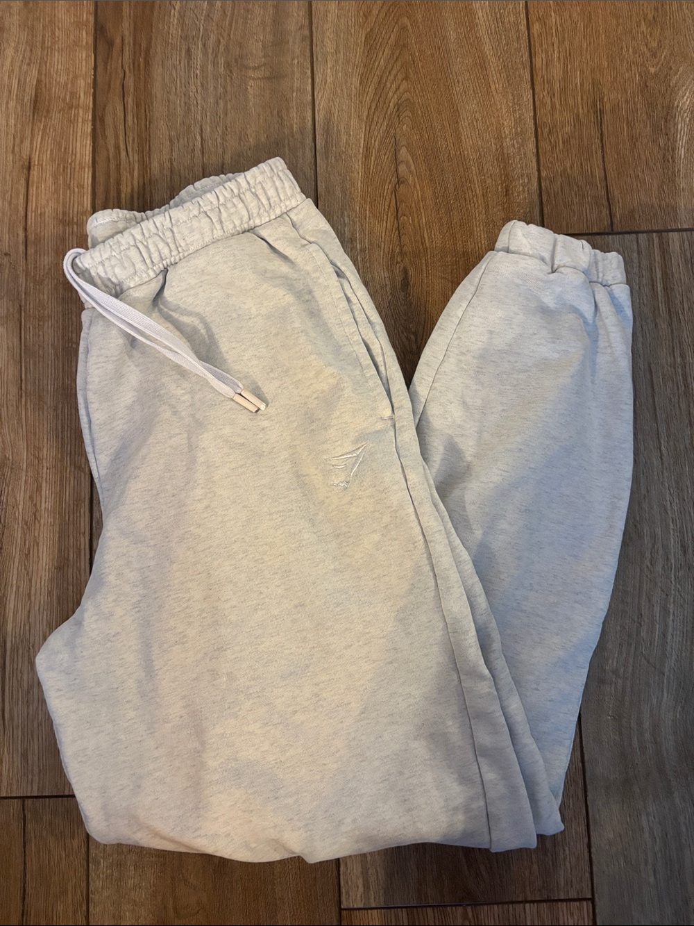 Gymshark Women's Rest Day Sweats Heavyweight Joggers - Light Grey Marl - Size S